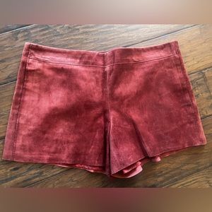 Suede shorts size 6 Tory Burch
